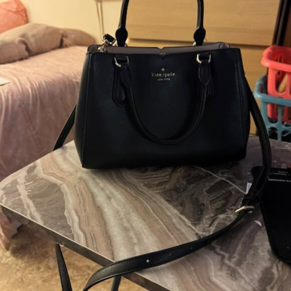 Kate Spade Tippy Small Triple Compartment Satchel Crossbody Bag - Picture 3 of 3